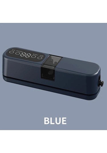 Honeybeeshop Mavi Taşınabilir Usb Şarj Edilebilir Vakum Mühürleyici 1200mah Lityum Pil Kuru Islak Gıda Saklama Sistemi Ev Seyahat