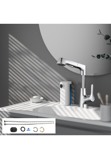 Suntek Banyo Lavabo Bataryası Çekme Püskürtücü Ile Mutfak