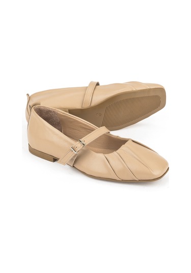 Ziya, Kadın Hakiki Deri Babet 1531054z3436 Ten 1531054z3436 856 Ten