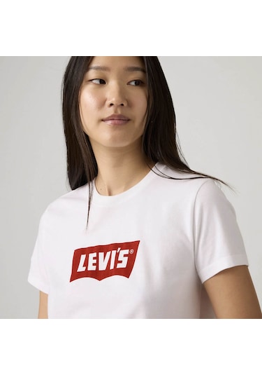 Levis Graphıc Beyaz Kadın T-shirt 005gv-0024 Beyaz