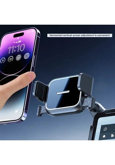 Honeybeeshop Ayna A33 Tesla Model Y Ve Model 3 İçin Yatay Dikey Ayarlanabilir Telefon Tutucu Abs Malzeme Kullanımı Kolay Kontrol Ekranı Uyumlu