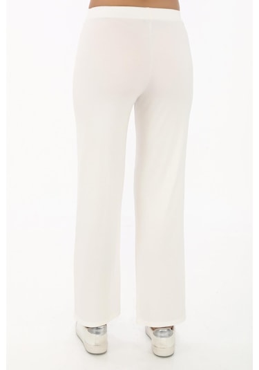 Extra Yumuşak Uzun Viskon Pantolon Home&outdoor-krem Krem