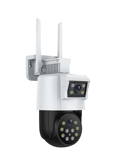Rxr C102-wf Wi-fi Dış Ortam Çift Lensli 3+3 Mp 360 Ptz Gece Görüşlü Akıllı Güvenlik Kamerası