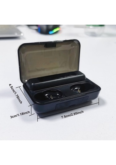 Fortunelane Derin Baslı Kablosuz Kulaklık Bluetooth 5.0: Mükemmel Ses Ve Şarj Kutusu