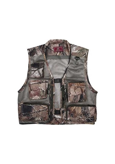 Artfulabode Yelek Yeleği Yaz Yaprak Kuruyan Kamuflajı Kamuflaj Hızlı Fotoğrafçılığı File Çok Cepli Ceketler Balıkçılık Zt Kamuflaj