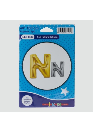 Sarı Renkli 40 100 Harfli Folyo Balon Çok Renkli