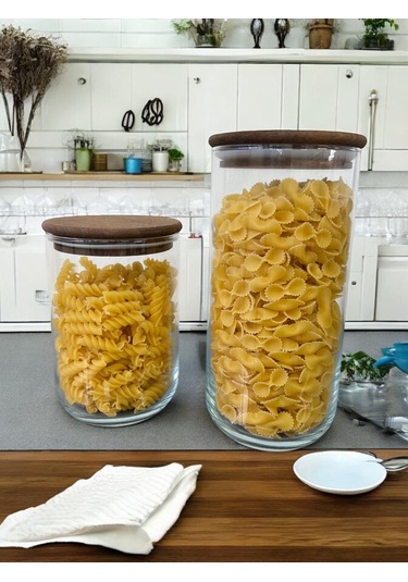 Selka Home 2 Adet Liya Cam Kavanoz