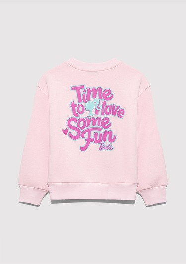Mavi - Barbie Baskılı Pembe Sweatshirt 7s10185-71007 Pembe