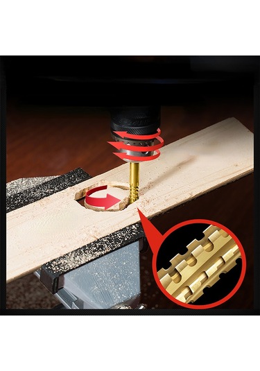 Xindoker Hss Titanyum Kaplama Testere Dişli Matkap Ucu Seti 3-8mm , 6 Parça, Düz Saplı, Hızlı Delme, Ahşap Ve Metal İçin Uygun