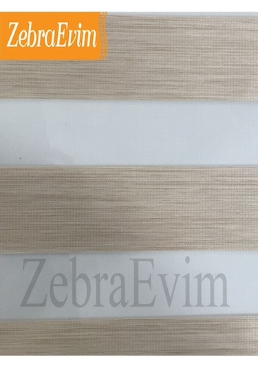 Zebraevim Bambu Krem Zebra Perde Yeni Sezon