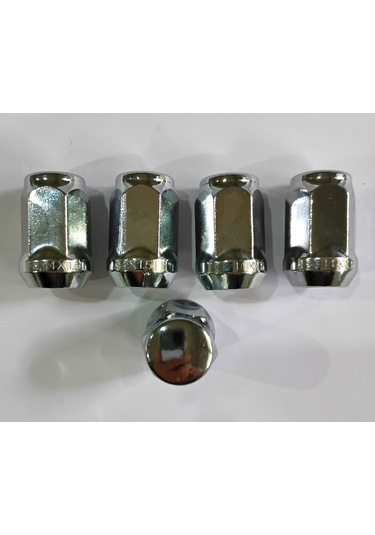 Bijon Somunu Krom Kaplı M14x1.5 - Aa 19mm Boy 35 Mm, 5adet Somun