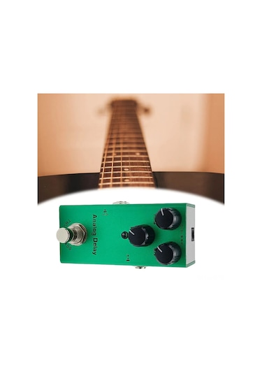 Xindoker Mini Gitar Efekt Prosessörü - Vintage Fazer, Analog Korus, Dijital Gecikme Ve Tüp Tremolo Fonksiyonları İle