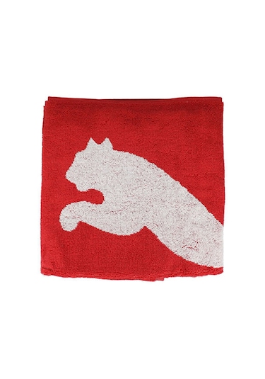 Puma Team Towel Small 50x100 Havlu 5455302 Kırmızı Kırmızı