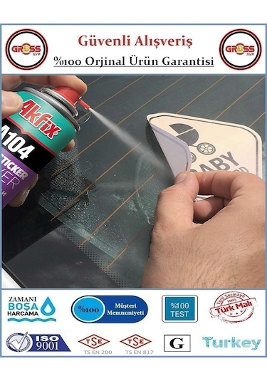 Akfix Etiket Bant Sökücü Sprey - 200ml
