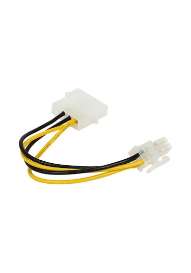 4 Pin Atx 12v To 4 Pin Molex 12 Power Güç Kablosu 30 Cm - Kp-102