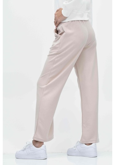 Bol Paça Cep Detaylı Eşofman Altı - Taş Taş