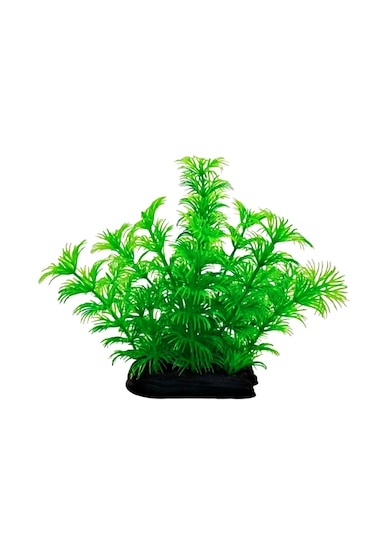 Balıkpet Plastik Yapay Akvaryum Bitkisi Dekoru 12 Cm Yeşil