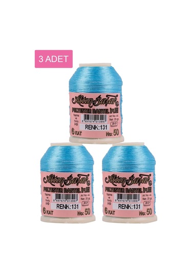 3 Adet Altınbaşak Oya Ve Dantel İpi 20 Gr - Royaleks - No: 131