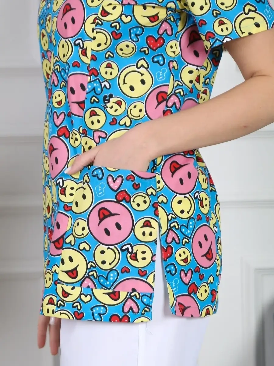 Medicina Plus Kadın Cerrahi Tıbbi Gömlek 84382589 Açık Mavi