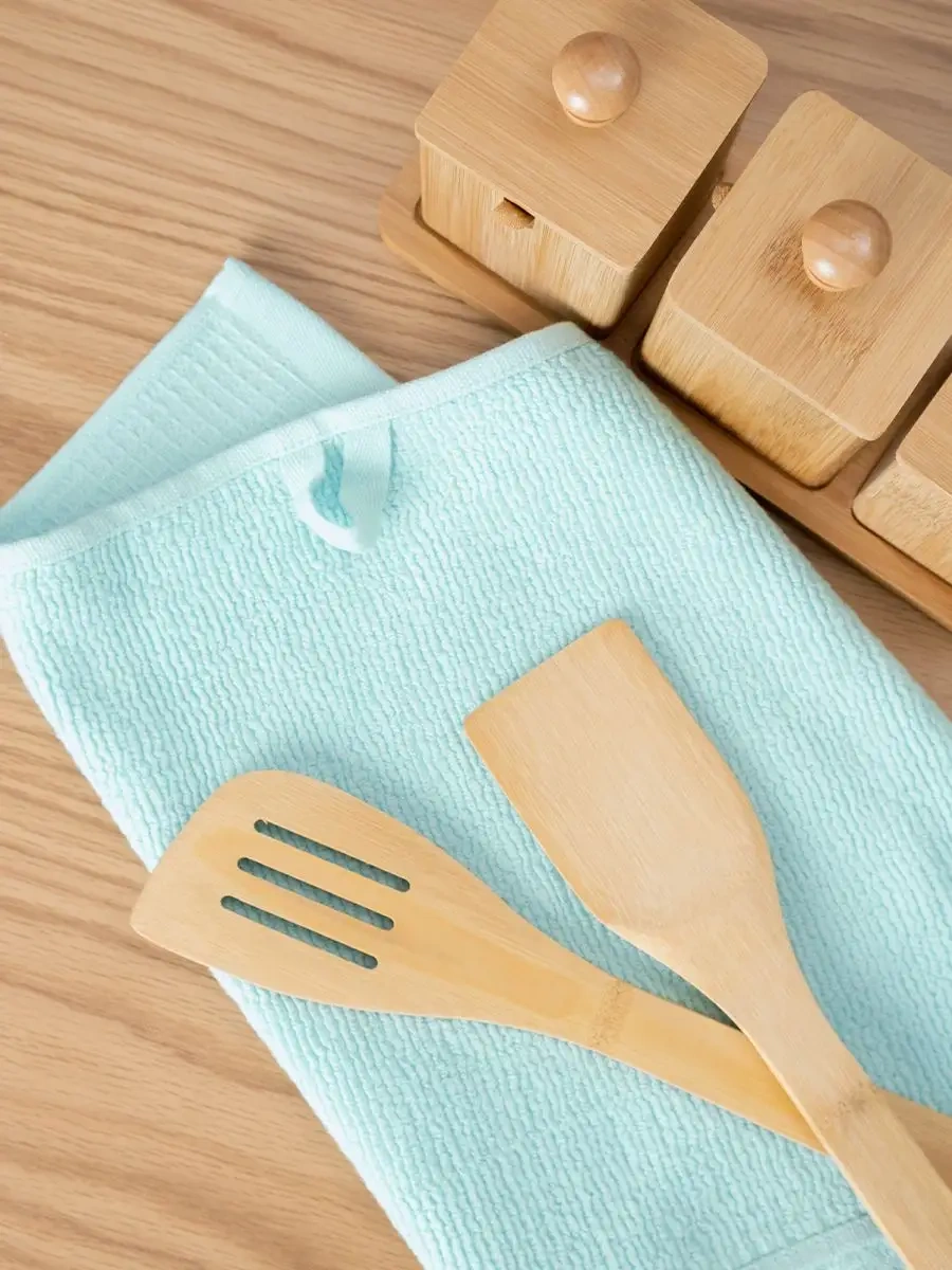 Vasilisa Mutfak Havlusu Waffle - Havlu 30x60 Cm 3'lü Set 162542982 Naneli