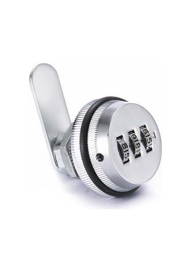 Upway Paslanmaz Çinko Alaşım Anahtarsız Şifreli Mobilya Dolap Çekmece Kilidi Gümüş