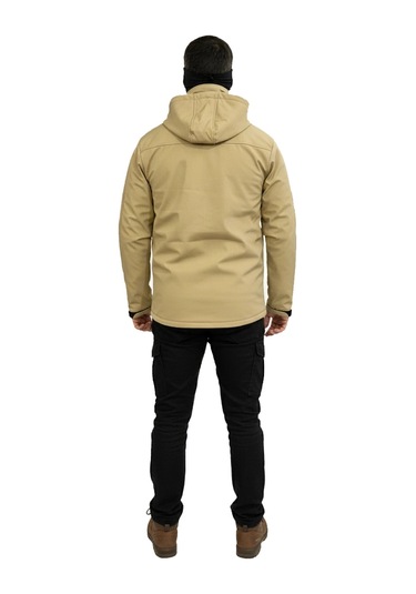 Mysia Outdoor Bej Soft Shell Mont İçi Polarlı Bej