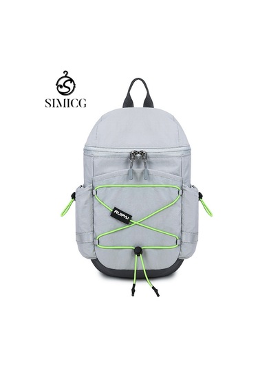 Hafif Açık Hava Sırt Çantası Nefes Alabilen Katmanlı Dağcılık Sırt Çantası Gri