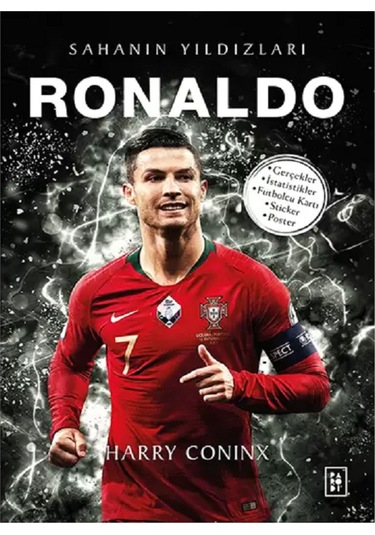 Ronaldo - Sahanın Yıldızları Sticker Büyük Poster Futbolcu Kartı Hediye