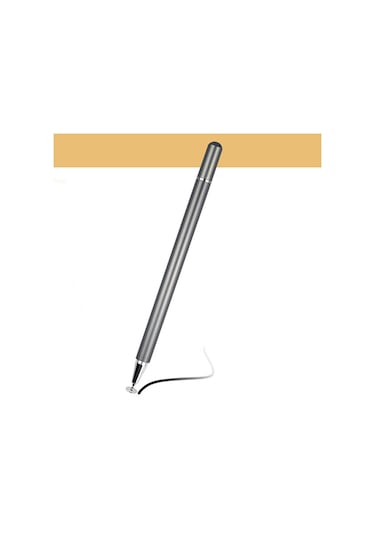 Ally Vers2 Universal Stylus Kapasif Tablet Telefon Dokunmatik Kalem Gri