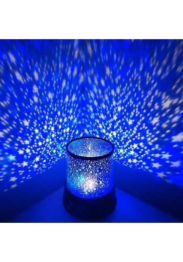 Ulzyvf Yıldız Yatak Projeksiyon Lambası Gökyüzü Efekti İle Plastik Odası Için Beyaz Işık - Tu Beyaz