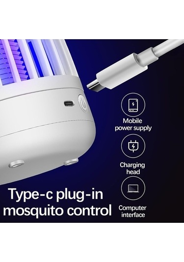 Xuweiwei Sessiz Verimli Böcek Sinek Tuzağı, Usb Şarj Edilebilir