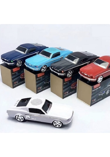 Wster Ws-1967bt Ford Mustang Gt 1967 Model Araba 10 W Fm Radyo Bluetooth Hoparlör Siyah