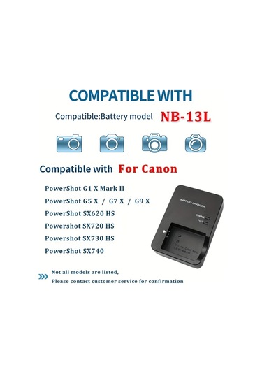 Xuweiwei Edekoy Cb 2lhe Ab Güç Adaptörü Şarj Cihazı Ayarlanabilir Voltaj 100 240v Kompakt Tasarım Canon Kameralar İçin