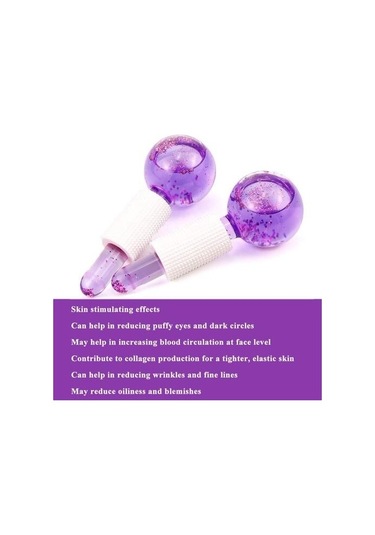 Küre Silindirler Yüz Arıtma Için Serin Küre Yüz Arıtma Masaj Küre Kürek Için Kürek Yatıştırıcı Buz Soğutma Rulo Güzellik Küre Ev Kullanım Güzellik Cihazları 0c04f6 Mor