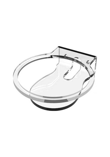 Fastbuy Echo Dot 4 Şeffaf Akrilik Tutucu, Duvar Kabloları Gizle, Kolay Kurulum, Ses Kalitesini Korur