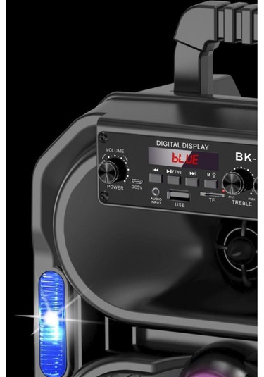 D26 Rgb Işıklı Mikrofonlu Kumandalı Usb/tf/fm/mıc/bt Bluetooth Hoparlör