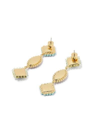 Regency Linear Earrings Kadın Küpe 5x1x0.5 Cm Çok Renkli