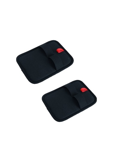 2 Adet İki Yönlü Elektrostatik Evcil Hayvan Tüy Çıkarma Eldiveni - Kedi Köpek Koltuk Halı Araç Temizlik Aracı Siyah Siyah