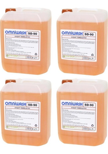 Omniwash Sd-90 Ahşap Yüzey Temizeyici 5 Litre 4 Adet 20 L