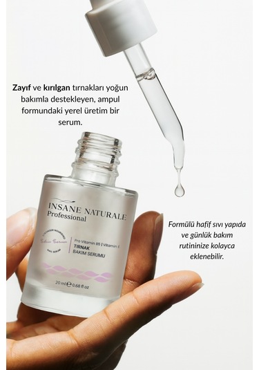 Insane Naturale Tırnak Bakım Serum 20 ML