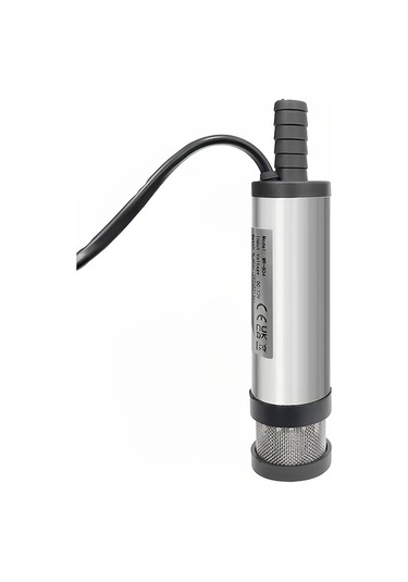 Honeybeeshop 1 Adet Dc 12v Daldırılabilir Elektrikli Pompası Yağ Pompası Dizel Ve Su İçin Uygun Filtreli Alüminyum Alaşımlı Kasa Simli