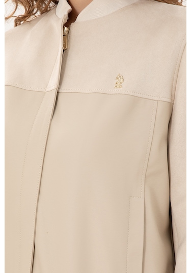 U.s. Polo Assn. Kadın Ekru Deri Mont-kaban 50297226-vr019 Ecru