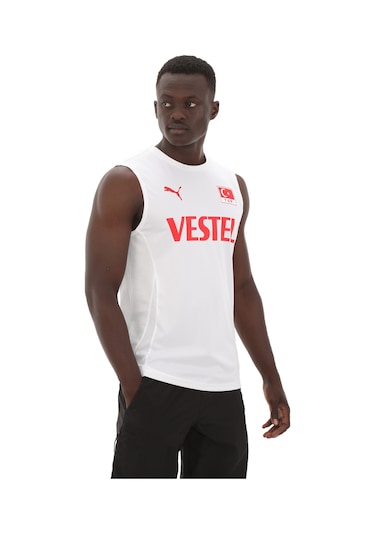 Puma Men Volleyball Jersey Erkek Forma Beyaz 706431-01 Beyaz