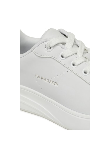 U.s. Polo Assn. Yuna 5pr Beyaz Kadın Sneaker 000000000102021434 Beyaz-altın
