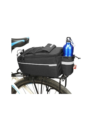 Yulong Matara Hazneli 6 Litre Bisiklet Bagaj Tur Çantası Siyah Çok Renkli