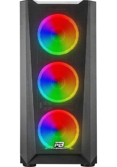 PowerBoost VK-W001B Mid Tower Bilgisayar Kasası