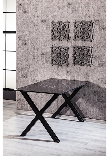 Maxima Mutfak Masa Mermer Desenli 85x130 Cm