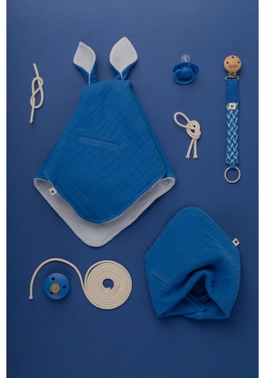 BIBS Cuddle Cloth Kangaroo Cornflower