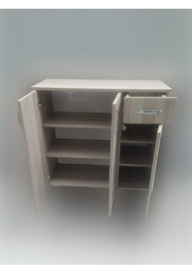 Ayakkabılık Çok Amaç Model Parlak Cordoba Hard Suntalem Demonte Ceviz