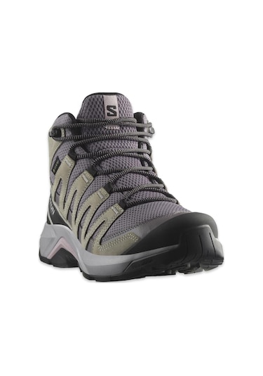 Salomon 477534 X-adventure Recon Mid Gore Tex Outdoor Gri-yeşil Kadın Bot Gri-yeşil